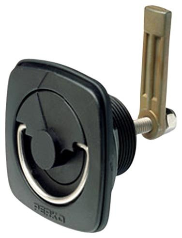Perko 1082DP3BLK Black Straight Marine Flush Mount Latch