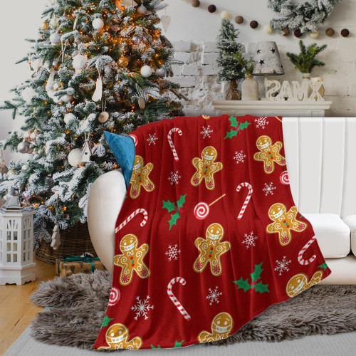 Prokelin Christmas Throw Blanket Flannel Soft Plush Lightweight Cozy for Couch Sofa Bed Chair 60"x50"