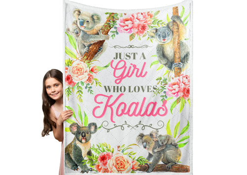 InnoBeta Koala Gifts for Girls, Koala Lovers, Koala Bear Gifts, Koala Blanket, Flannel Plush Sherpa Throw Blanket for Bed, Couch, 50x60 Inches InnoBeta Koala Gifts for Girls, Koala Lovers, Koala Bear Gifts, Koala Blanket, Flannel Plush Sherpa Throw Blanket for Bed, Couch, 50x60 Inches