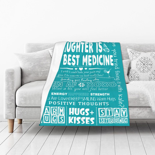 Get Well Gift Blanket Comforting Encouragement Gifts for Women Healing Blanket Comforting Gift for Cancer Patients and Others at Hard Times(60 "x80)