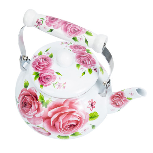 FELTECHELECTR Enamel Kettle Camping Kettle Stainless Steel Kettle Tea Kettle Pot Boiled Water Pot Ceramic Teapot Tea Pots Turkish Teapot Stovetop Kettles Camping Heater Heating Porcelain Teapot