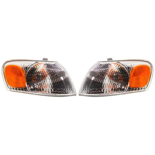 For Toyota Corolla Signal Light Assembly 1998 1999 2000 Pair Driver and Passenger Side For TO2520150 | 81520-02040
