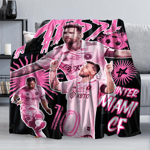Yrindyiz Football Star Blanket Lightweight Flannel Blanket Cozy Soft Fleece Throw Blanket Football Air-Conditioning Blanket for Fans 40x50''