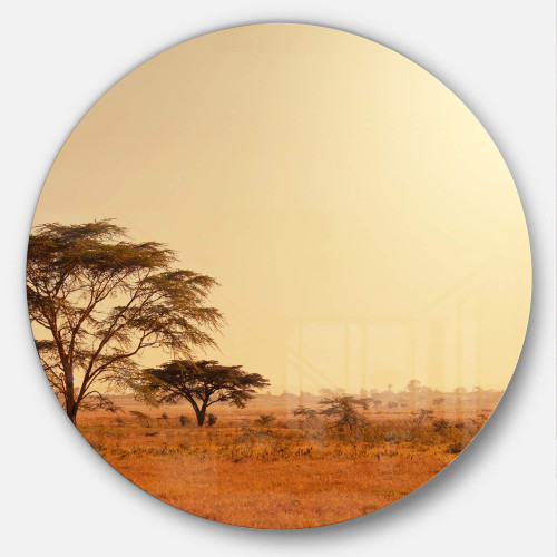 Designart MT12969-C23 Wall Art-Disc of 23 inch, 23'' H x 23'' W x 1'' D 1P, Brown Designart MT12969-C23 Wall Art-Disc of 23 inch, 23'' H x 23'' W x 1'' D 1P, Brown