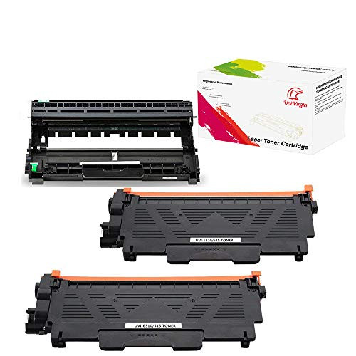 Compatible E310 E514 E515 Toner Drum Set Replacement for Dell E310dw E514dw E515dw E515dn Toner Cartridge(Dell PVTHG, 593-BBKD, P7RMX) by UniVirgin - 2 Toner + 1 Drum