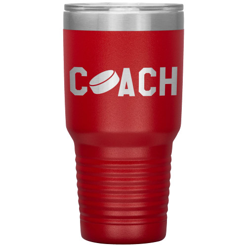 JFWcreations Hockey Coach Tumbler - Hockey Coach Gift 30oz Insulated Engraved Stainless Steel Hockey Coach Cup Red JFWcreations Hockey Coach Tumbler - Hockey Coach Gift 30oz Insulated Engraved Stainless Steel Hockey Coach Cup Red