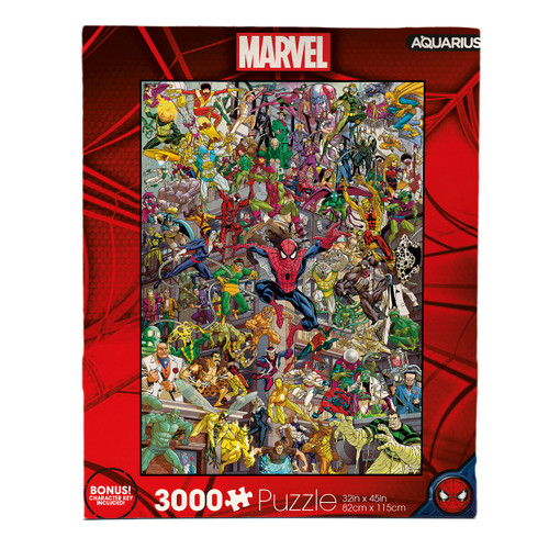 AQUARIUS Marvel Spider-Man Villains Puzzle (3000 Piece Jigsaw Puzzle) - Officially Licensed Marvel Comics Merchandise & Collectibles - Glare Free - Precision Fit - 32x45 Inches AQUARIUS Marvel Spider-Man Villains Puzzle (3000 Piece Jigsaw Puzzle) - Officially Licensed Marvel Comics Merchandise & Collectibles - Glare Free - Precision Fit - 32x45 Inches
