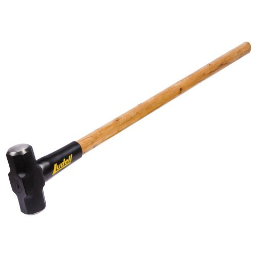 Ludell 11406 Sledge Hammer with Double Wedged Hickory Handle, 6lb, 35" Handle Length