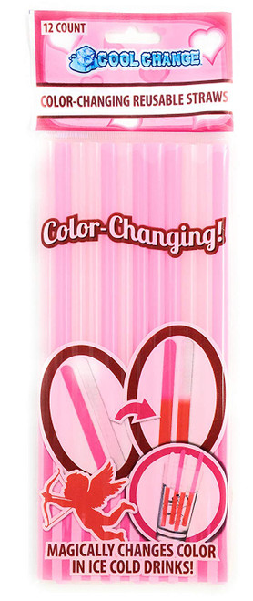 Cool Change Valentine Straws
