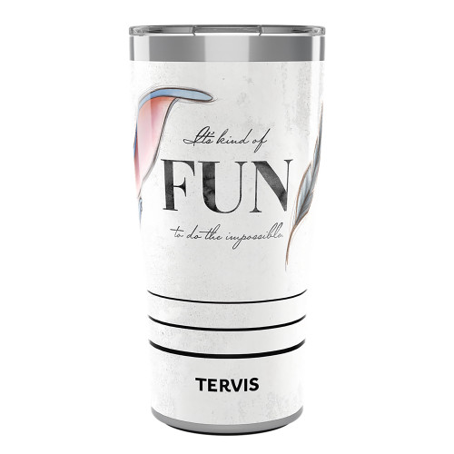 Tervis Traveler Disney 100 Anniversary Walt Quotes Triple Walled Insulated Tumbler Travel Cup Keeps Drinks Cold & Hot, 20oz, Stainless Steel