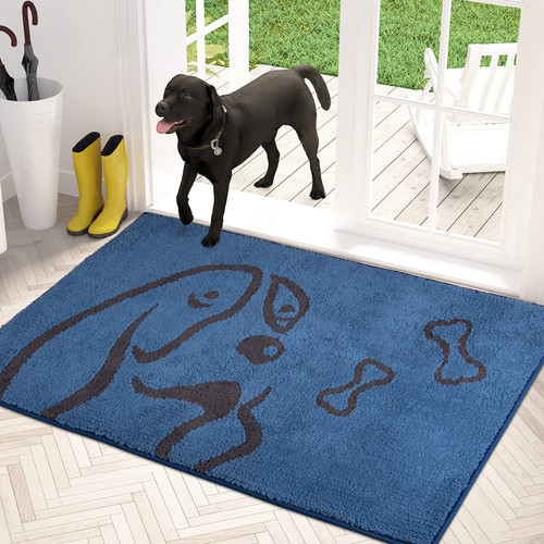 PURRUGS Dirt Trapper Door mat 31.5" x 47", Non-Skid/Slip Machine Washable Entryway Rug, Welcome Mat, Dog Door Mat, Super Absorbent Floor mat for Muddy Wet Shoes and Paws PURRUGS Dirt Trapper Door mat 31.5" x 47", Non-Skid/Slip Machine Washable Entryway Rug, Welcome Mat, Dog Door Mat, Super Absorbent Floor mat for Muddy Wet Shoes and Paws