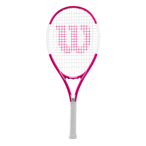 Wilson WR083510U2 Tennis Racquet, Pre-Strung, Intrigue Grip Size 2, Pink/White