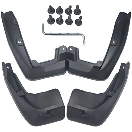 biosp Front & Rear Molded Splash Guard Fender Mud Flaps Cover PP Fits Honda CRV CR-V 2017 2018