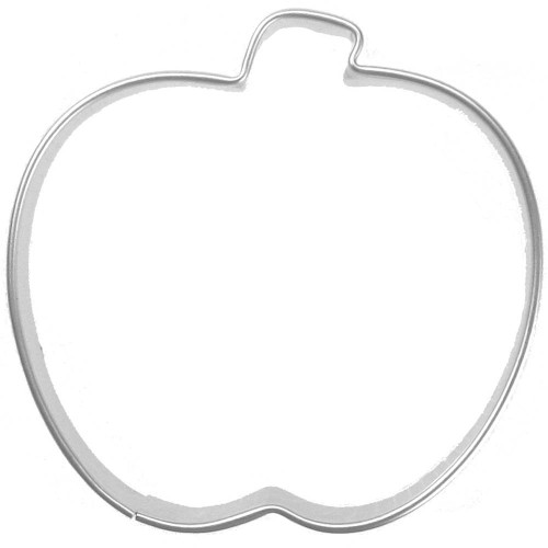 Nagao Cookie Cutter, Cookie Cutter, Stainless Steel, Apple 1077, Silver
