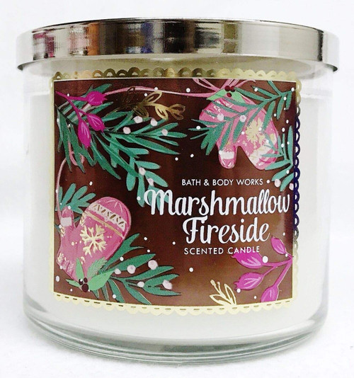 Bath & Body Works Marshmallow Fireside 3 Wick Scented Candle