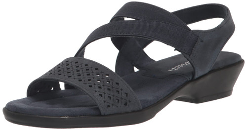 Easy Street Women's Ursina Sandal, Navy, 11 Wide