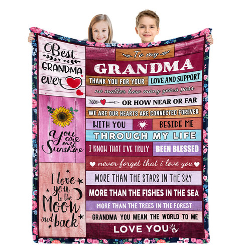 Best Grandma Birthday Gifts, Birthday Gifts For Grandma, Grandma Blanket, Grandma Nana Gifts, Grandma Birthday Gifts, Grandmother Birthday Gifts, Gifts For Grandma Birthday Unique Blanket 80''X60''