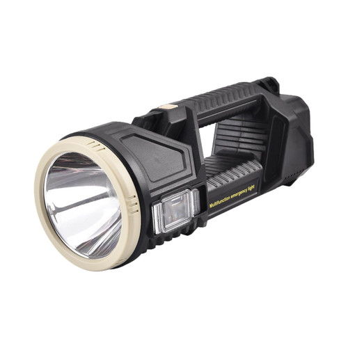 Led Spotlight, Waterproof Searchlight with 6 Light Modes, Rechargeable Led Flashlight, Multifunctional Camping Flashlight, High Lumens Handheld Spotlight, Super Bright Light for Fishing, Camping