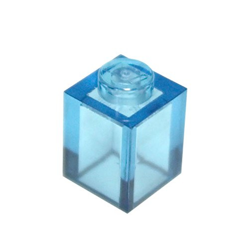 LEGO Parts and Pieces: Transparent Light Blue 1x1 Brick x100