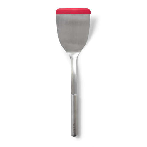 Sur La Table Stainless Steel Silicone Edge Turner, Silver Sur La Table Stainless Steel Silicone Edge Turner, Silver