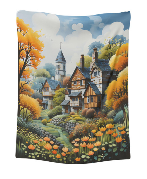 CAPITUNEISKINEPA Cottagecore Tranquility Blanket Gift Cute Blankets for Teen Girls Kid Blanket 30" x 40"