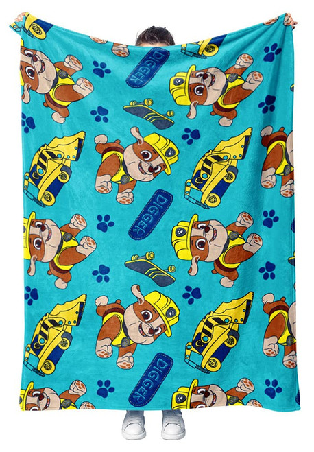 Tstars Nickelodeon Paw Patrol Fleece Blanket Rubble Paw Patrol Throw Blanket for Kids Plush Blanket for Boys 50 in X 60 in Tstars Nickelodeon Paw Patrol Fleece Blanket Rubble Paw Patrol Throw Blanket for Kids Plush Blanket for Boys 50 in X 60 in
