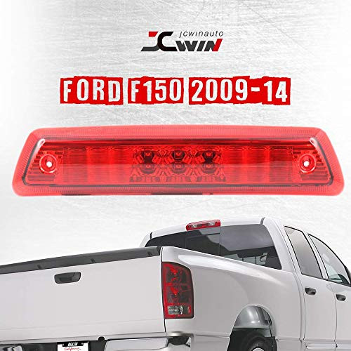For 2009-2014 Ford F150 Clear/Red/Smoke Lens LED Rear 3rd Third Brake Light Stop Cargo Lamp (Red)