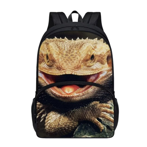 PZZ BEACH School Backpack Lizard for Boys Elementary Middle School Bag Bookpack Bookbag for Students Teens Stylish Daypack Laptop Bags PZZ BEACH School Backpack Lizard for Boys Elementary Middle School Bag Bookpack Bookbag for Students Teens Stylish Daypack Laptop Bags