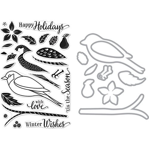 Hero Arts Dimensional Bird Unmounted Clear Stamp & Die Combo Set (SB130)