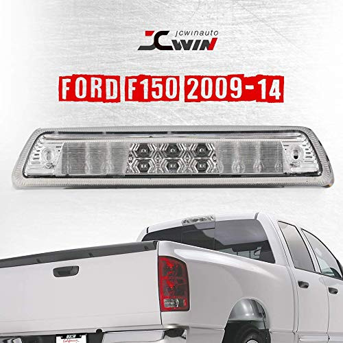 For 2009-2014 Ford F150 Clear/Red/Smoke Lens LED Rear 3rd Third Brake Light Stop Cargo Lamp (Clear)