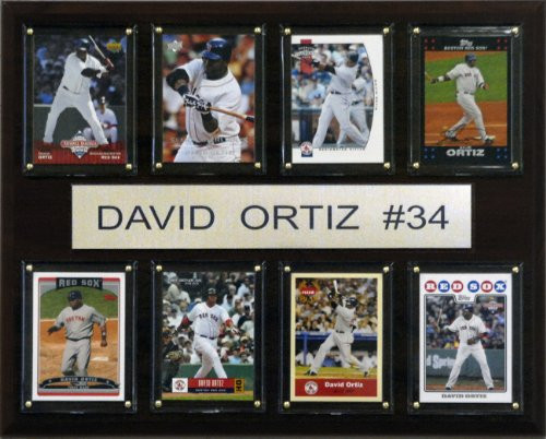 MLB David Ortiz Boston Red Sox 8 Card Plaque
