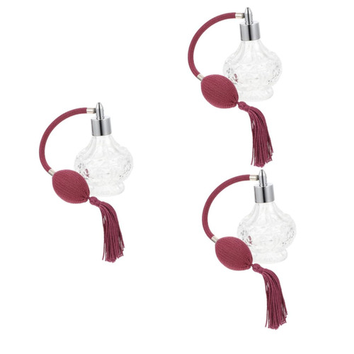 FOMIYES 3pcs air bag perfume bottle essential oil bottle atomizers for essential oils refillable perfume mini glass spray bottles mini perfume spray mist bottle perfume containers delicate