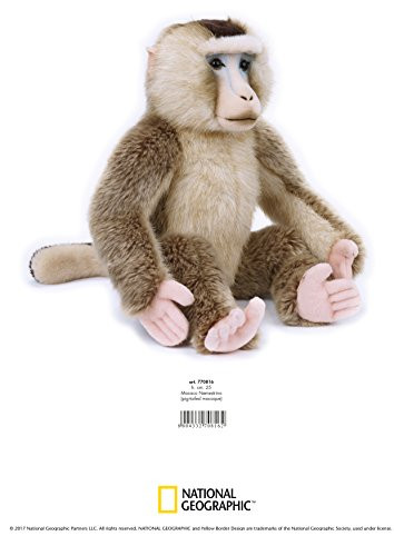 Lelly National Geographic Macaque Plush Toy