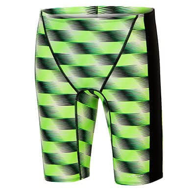 Dolfin Men's Print Spliced Jammer - Sonar Sonar Green 26