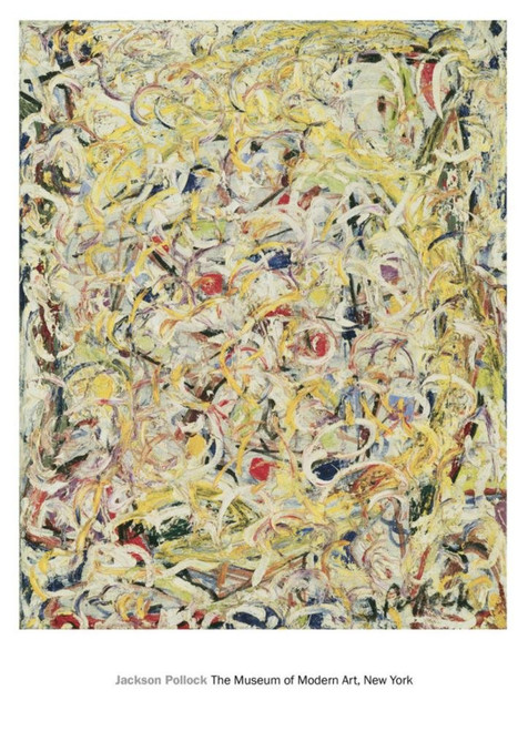 Shimmering Substance, c.1946 Art Print Fine Art Poster Print by Jackson Pollock, 26x36