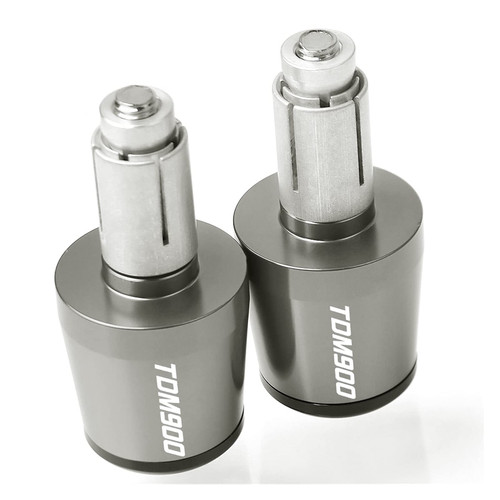 Motorcycle Accessories Handlebar Grips Hand Bar End 7/8" 22mm Hand Cap for Yama-&ha TDM900 TDM 900 2012 TDM850 2013 2014 Powersports Bar Ends (Color : Gray, Size : 7/8" 22mm)