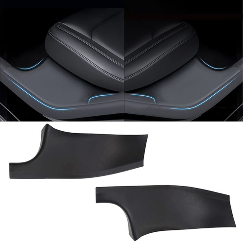 FASTCHE for Tesla Model Y Door Sill Protector 5 Seater (NOT Fit 7 Steater) Rear Door Car Pedal Kick Protection Strip Styling Covers Accessories(2 Packs)