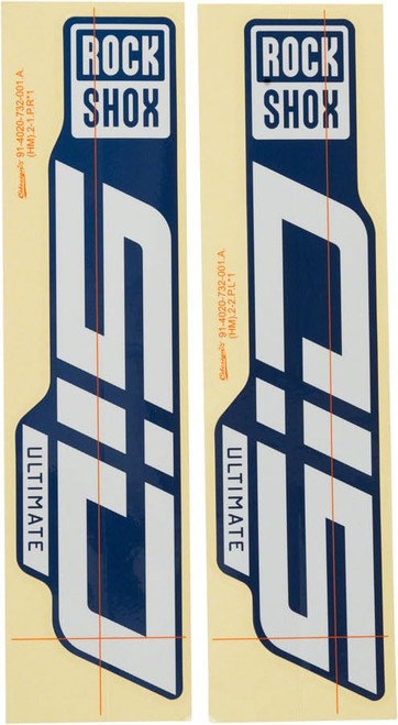 RockShox Fork Decal Kit - SID Ultimate, 27.5"/29"