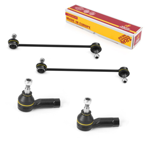 Metrix Premium 4PCS Outer Tie Rod End and Front Stabilizer Bar Link Kit ES800219, K80296 Fits Mitsubishi Endeavor, Mitsubishi Galant, Mitsubishi Eclipse