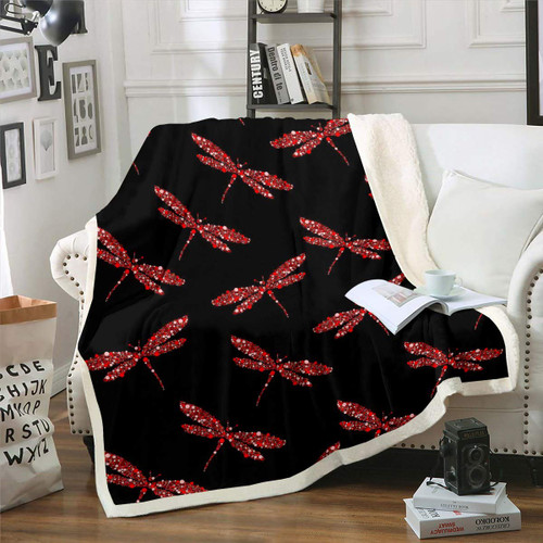 Feelyou Girls Dragonfly Sherpa Throw Blanket Girly Ornamental Dragonfly Printed Fleece Blanket for Sofa Bed Couch Bright s Animal Plush Blanket Soft Red Decor Fuzzy Blanket Twin 60"x80" Feelyou Girls Dragonfly Sherpa Throw Blanket Girly Ornamental Dragonfly Printed Fleece Blanket for Sofa Bed Couch Bright s Animal Plush Blanket Soft Red Decor Fuzzy Blanket Twin 60"x80"