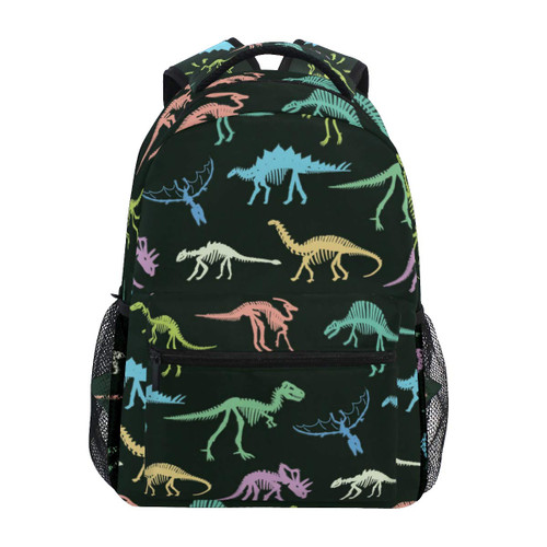 Dinosaur Colorful Backpack Bookbags Daypack Kids Girls Boys Animal Funny Backpacks Laptop Bags School Purse Travel Sports Water Resistant Men Women