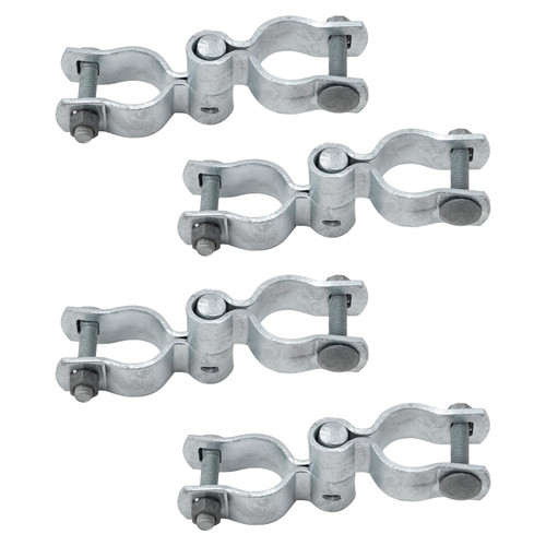 VIVIDA Chain Link Fence Gate Hinge Kit, 1-5/8" Gate Hinge Include Female Gate Hinge(4 PCS), Male Gate Hinge(4 PCS), Chain Link Fence Gate Hinge, Galvanized Gate Hinge, Chain Link Fence Parts