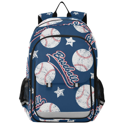 NFMILI (Baseball Sport Kids Backpack Lightweight School Bag boys girls Backpack for Middle-School Elementary Bookbags Laptop Backpack