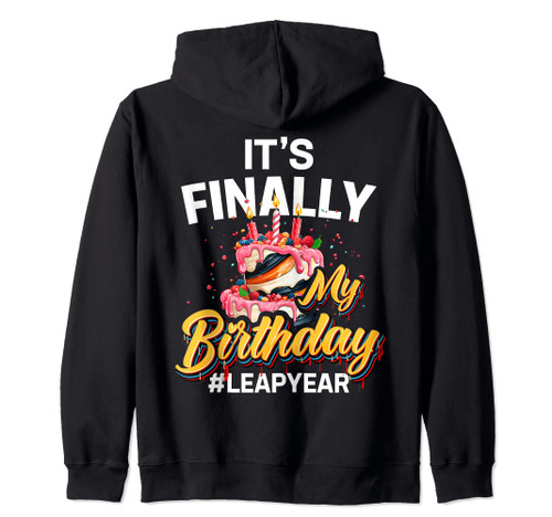 Feb 29th Leap Day Birthday February 29 Leap Year Birthday Zip Hoodie