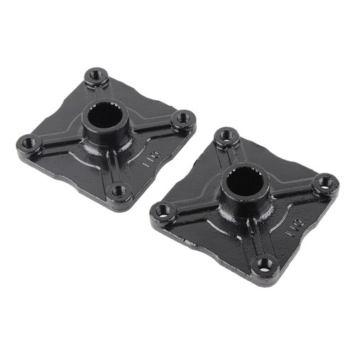 Wheel Hub Front Assembly, 2pcs 23 Tooth Spline 4 Stud Wheel Rear Axle Hub Fit for 110CC 150CC Quad Bike ATV Dune Go Kart
