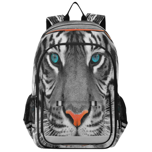 ALAZA School backpacks for girls boys Animal Tiger Face Backpack Students Bookbag for school bag Womens Casual Daypack College Bookbag