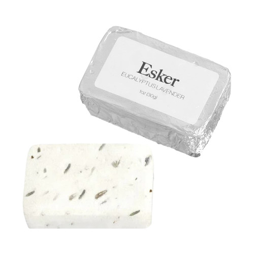Esker - Aromatic Shower Steamer Refill Pack | Vegan, Cruelty-Free, Clean Beauty (6 Eucalyptus Lavender Steamers, NO Holder)
