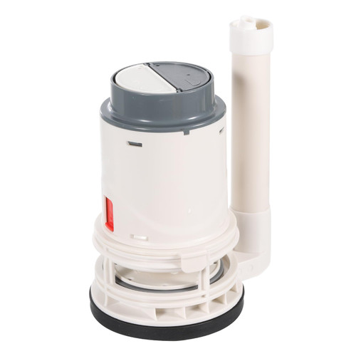 uxcell Toilet Flush Valves, 170mm/6.69" Length Dual Flush Valve One Piece Push Button Toilet Bottom Inlet Fill Valve Toilet Replacement Parts Fit 3" Flush Valve Toilet