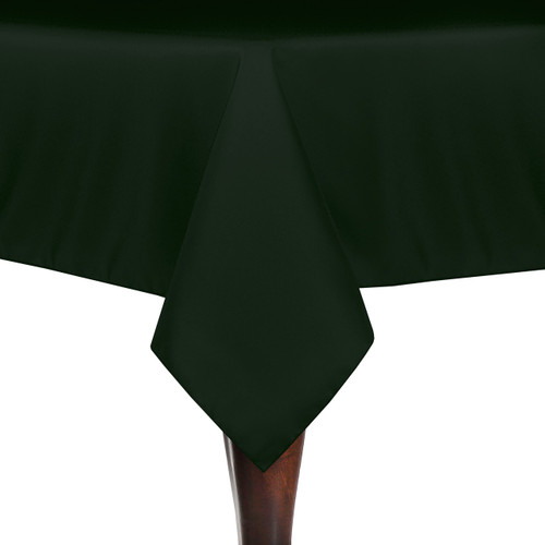 ULTIMATE TEXTILE 60 x 108-Inch Rectangular Polyester Linen Tablecloth Forest Green