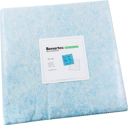 Bali Batik Lakeshore 10X10 Pack 42 10-inch Squares Layer Cake Benartex